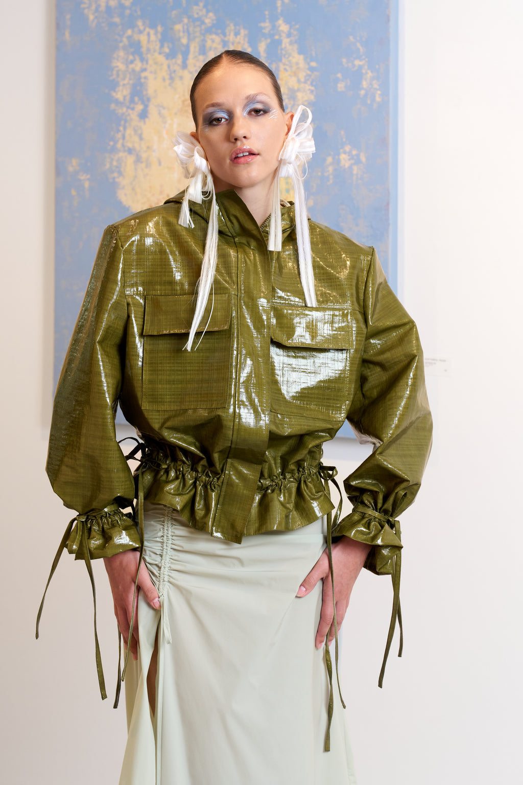 Lacquer Bomber Jacket