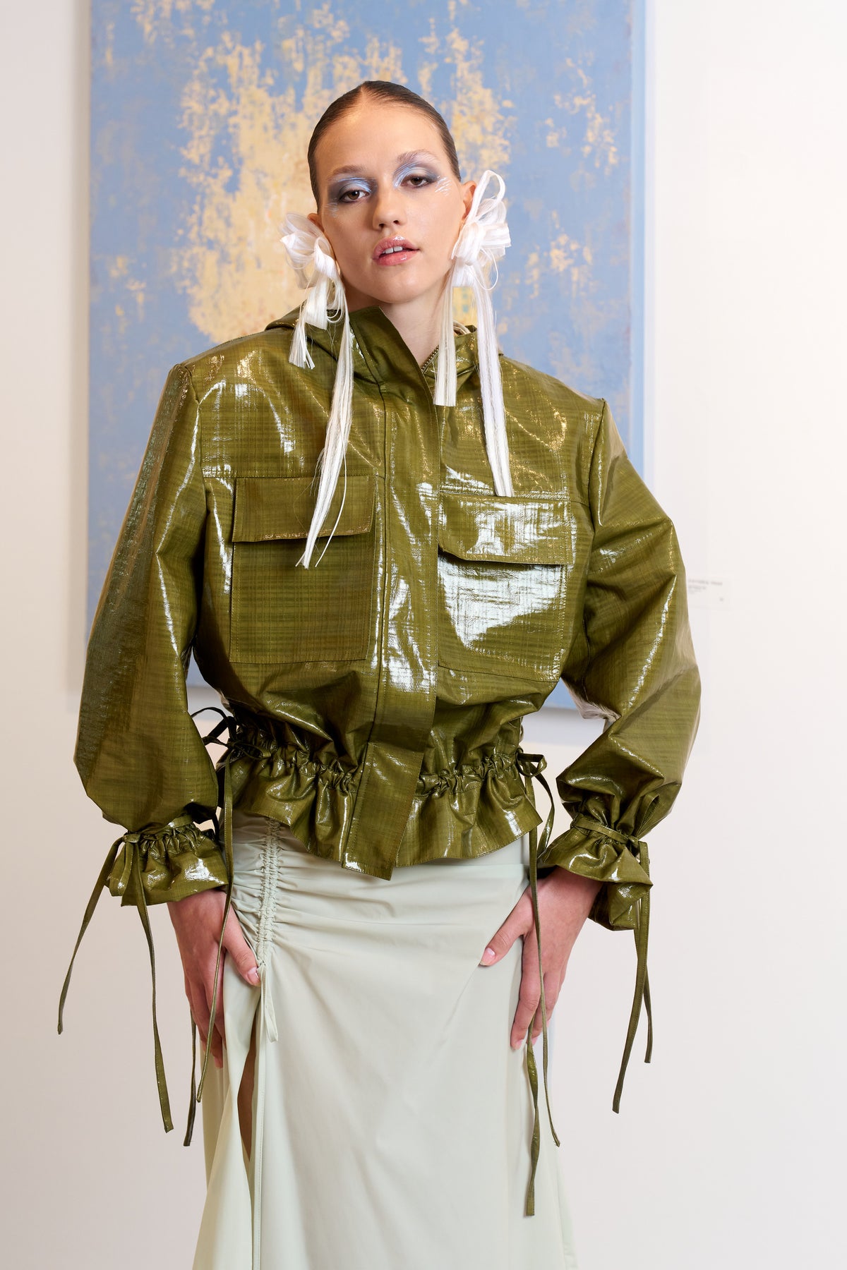 Lacquer Bomber Jacket