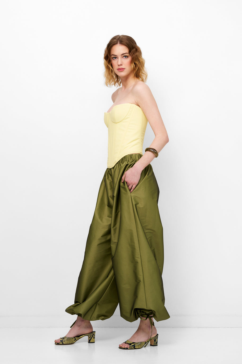 Taffeta Balloon Pants