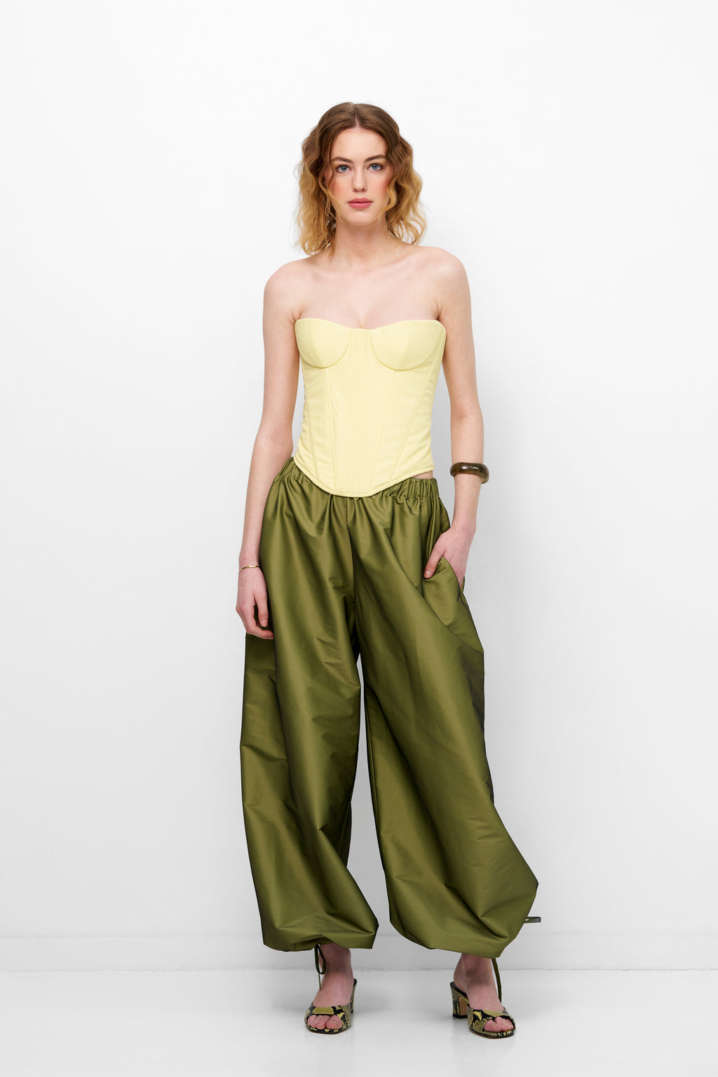 Taffeta Balloon Pants