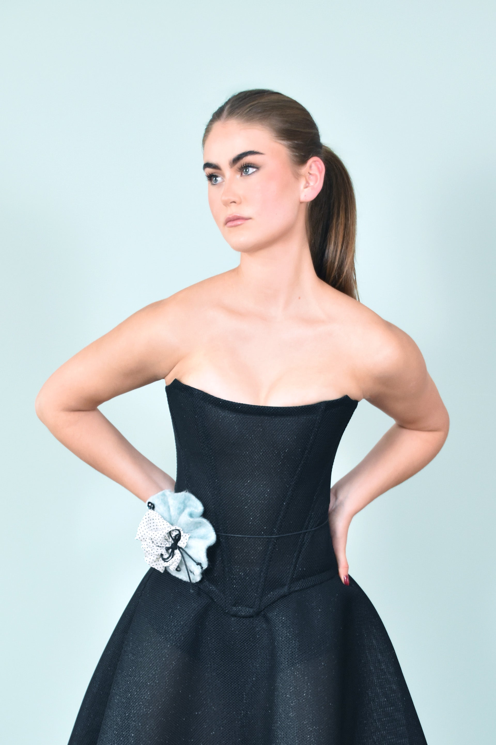 See-Through Shimmer Corset