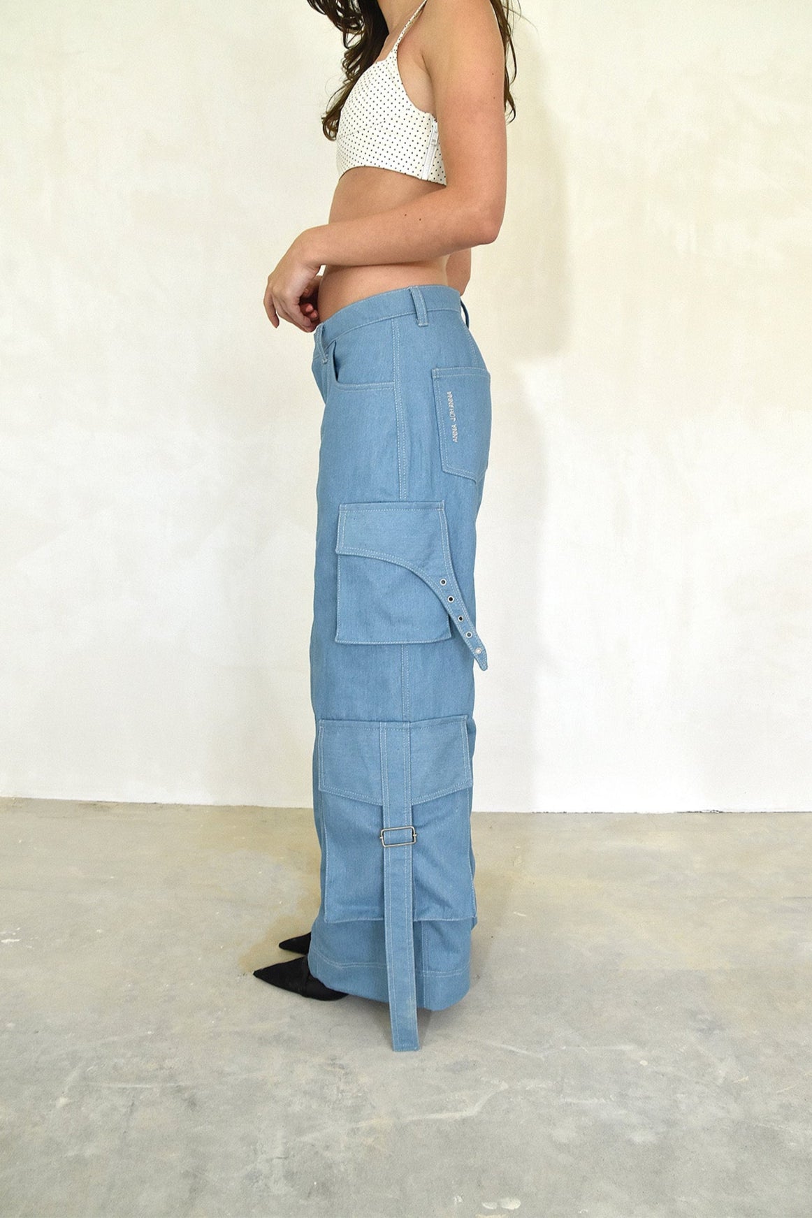 Side view Utility Jeans