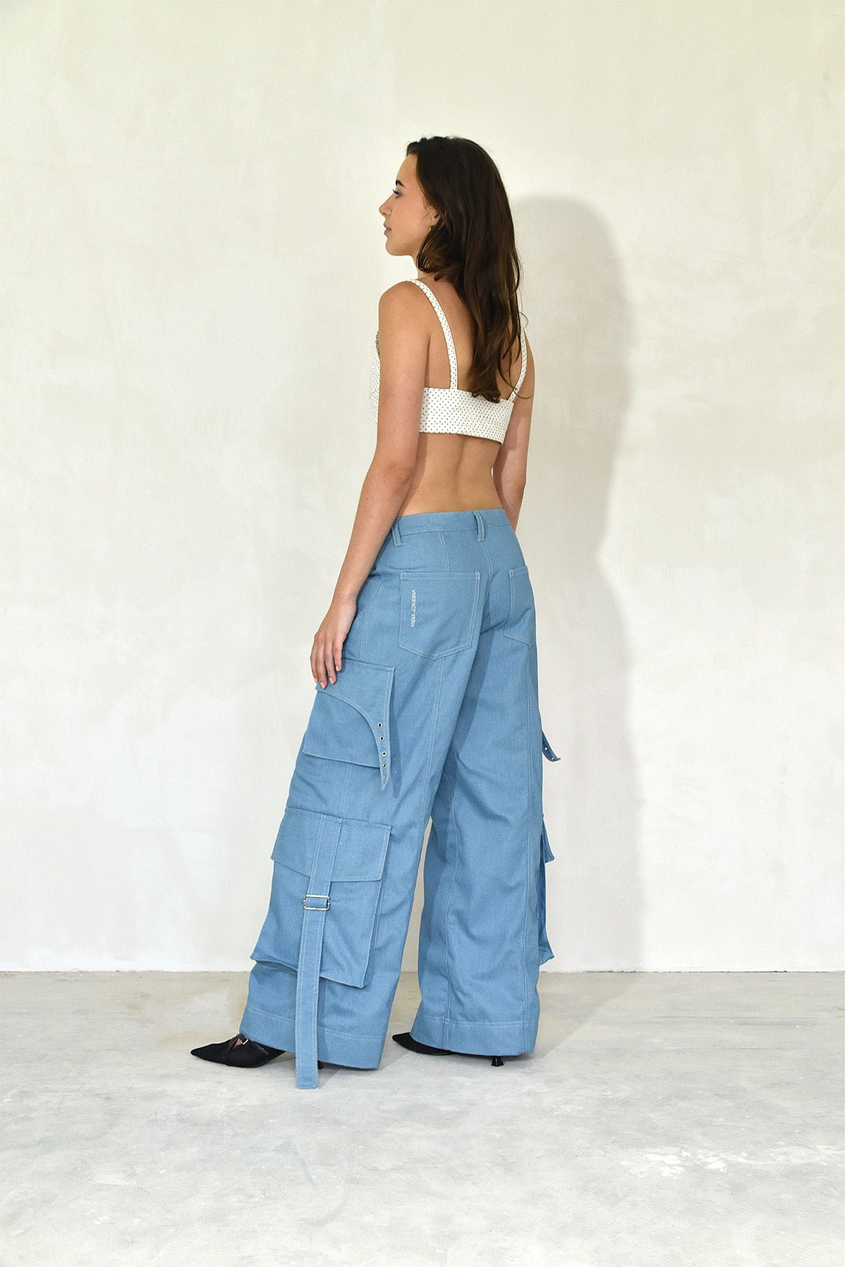 side back view utility jeans