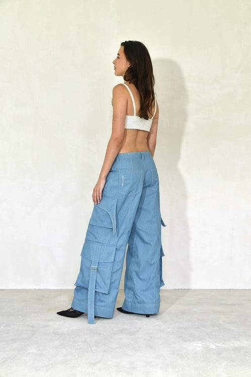 side back view utility jeans