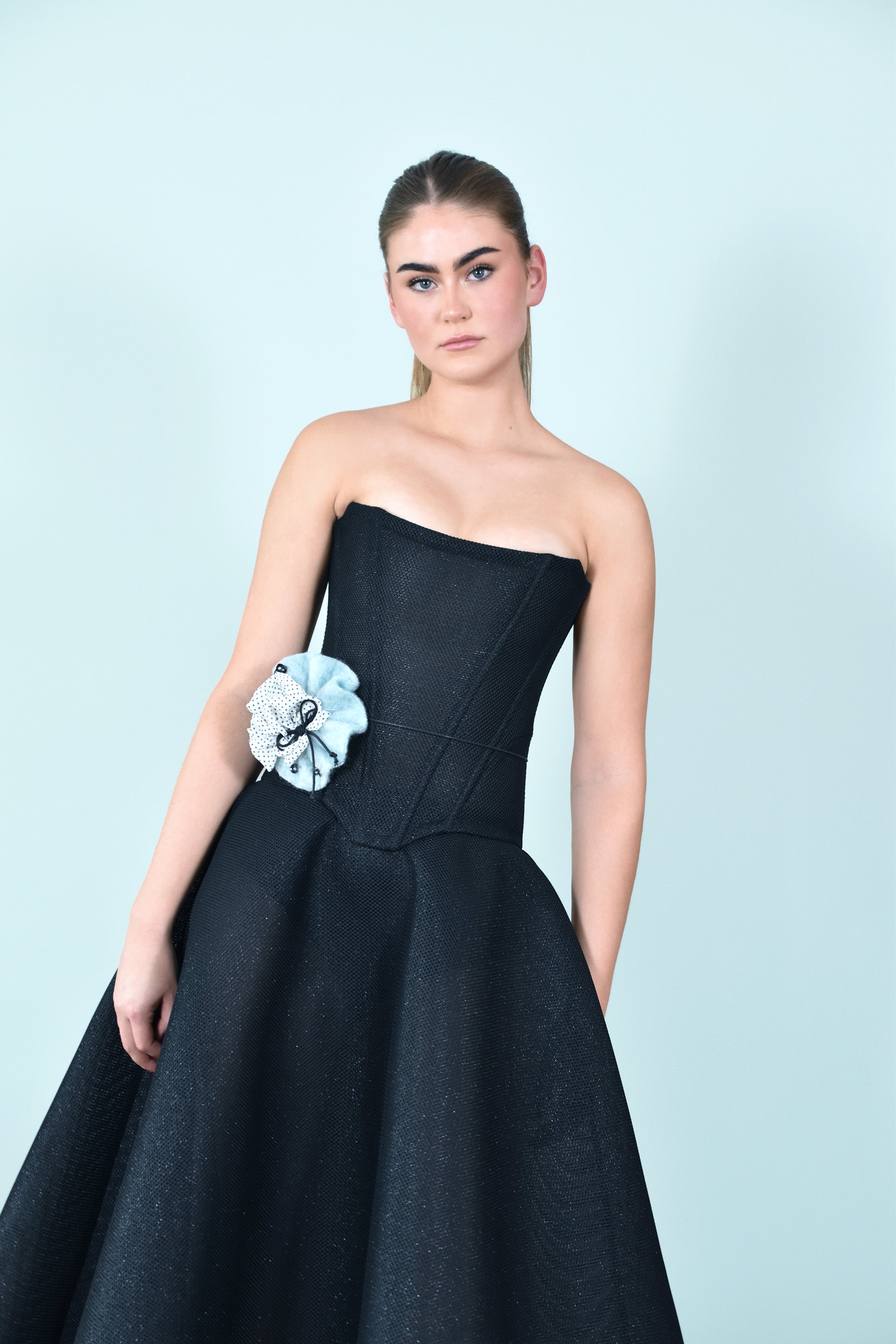 See-Through Shimmer Corset